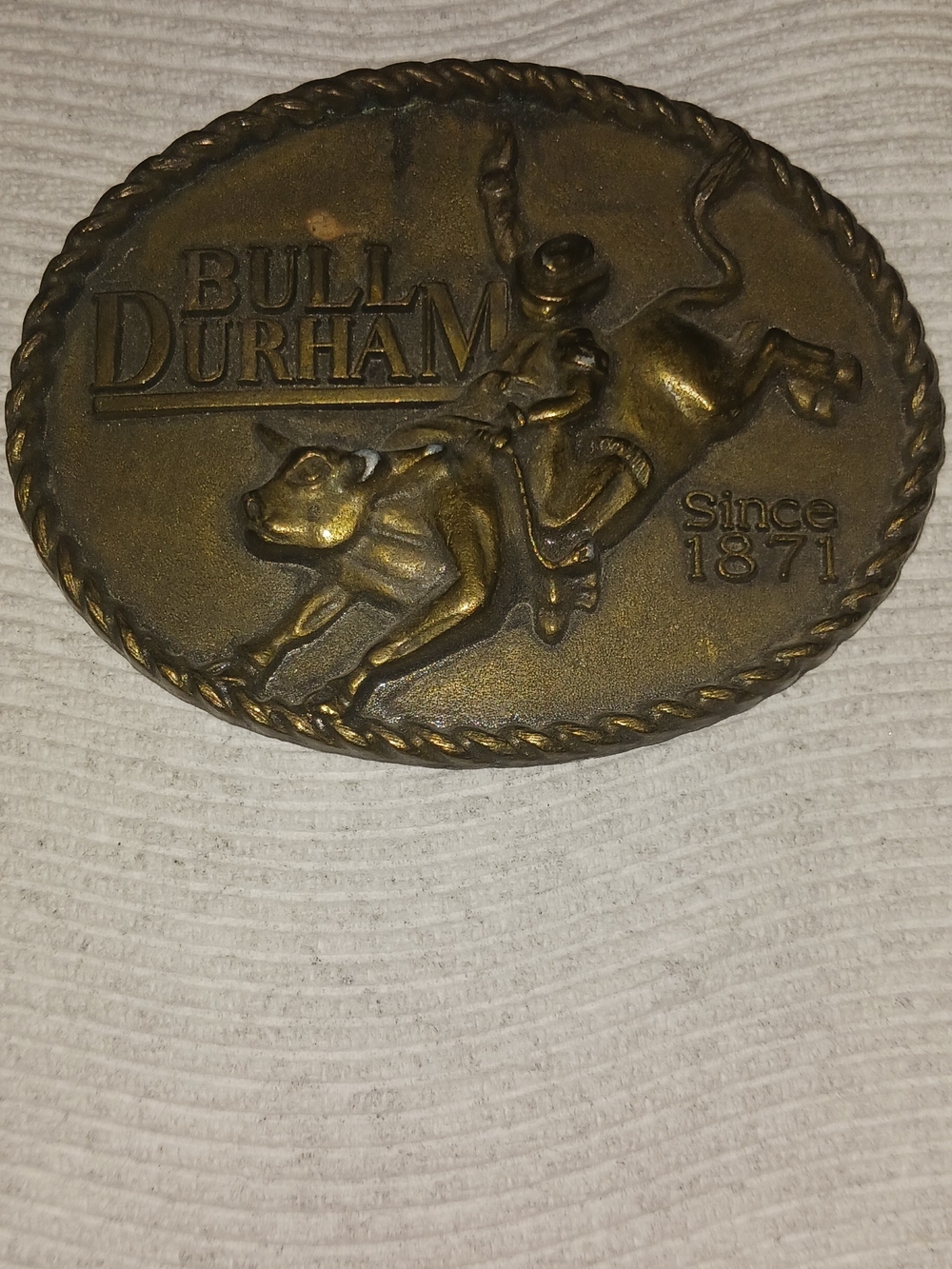 Brass-Tone Rodeo Wall Plaque - Since 1871